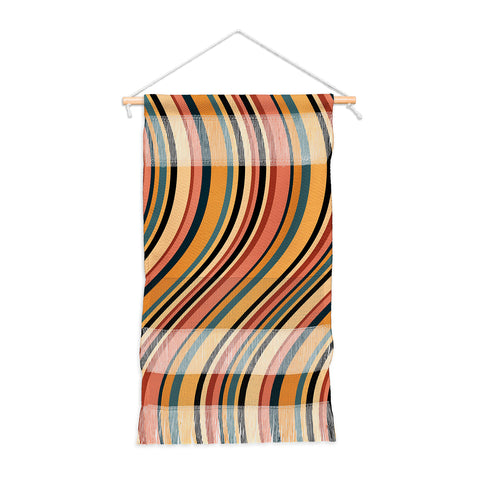 Colour Poems Wavy Retro Stripes I Wall Hanging Portrait