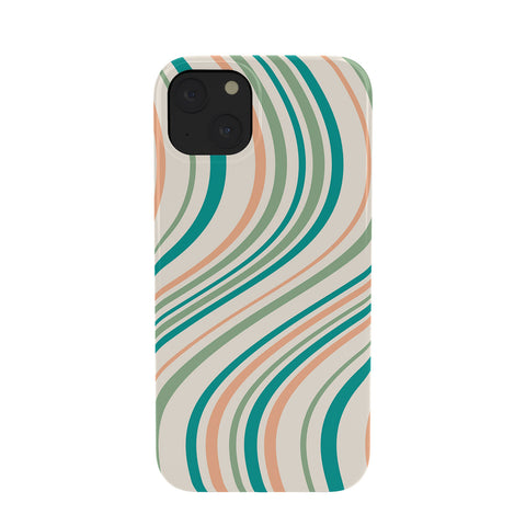 Colour Poems Wavy Retro Stripes II Phone Case