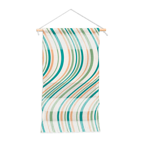 Colour Poems Wavy Retro Stripes II Wall Hanging Portrait