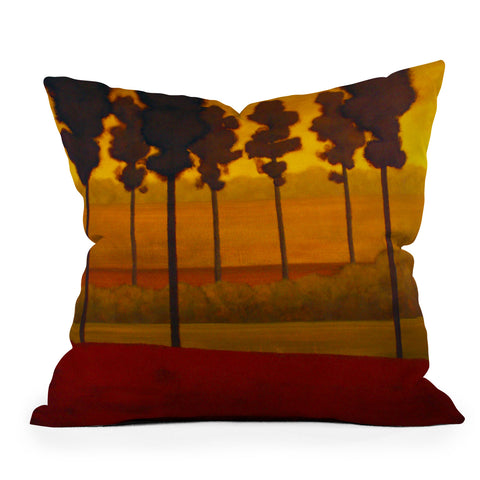 Conor O'Donnell Tree Study 17 Outdoor Throw Pillow