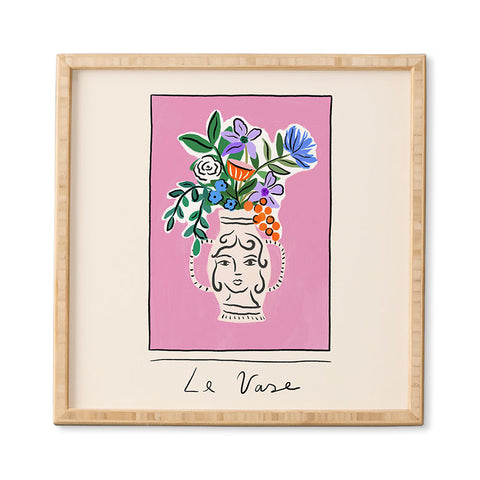 constanzaillustrates Le Vase Framed Wall Art