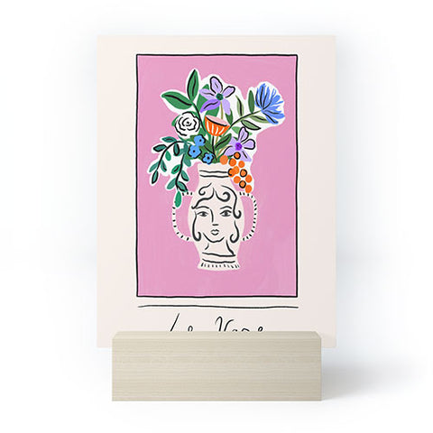 constanzaillustrates Le Vase Mini Art Print