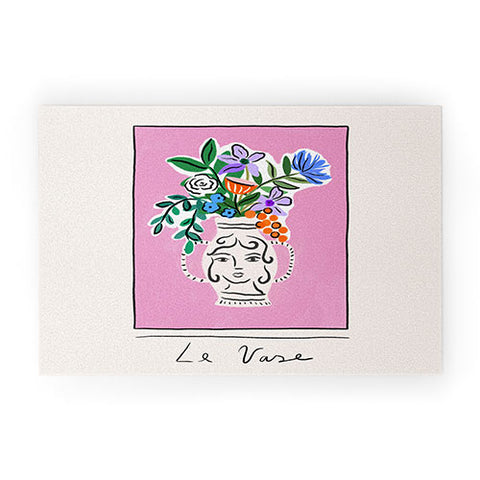 constanzaillustrates Le Vase Welcome Mat