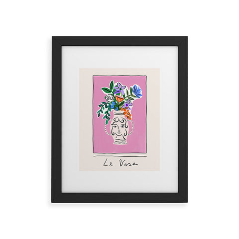constanzaillustrates Le Vase Framed Art Print