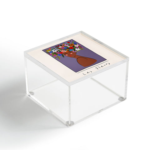 constanzaillustrates Les Fleurs Acrylic Box