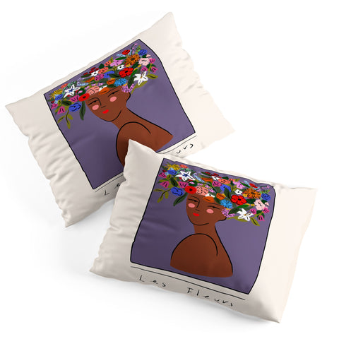 constanzaillustrates Les Fleurs Pillow Shams