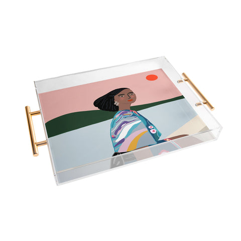 constanzaillustrates The Sunset Acrylic Tray