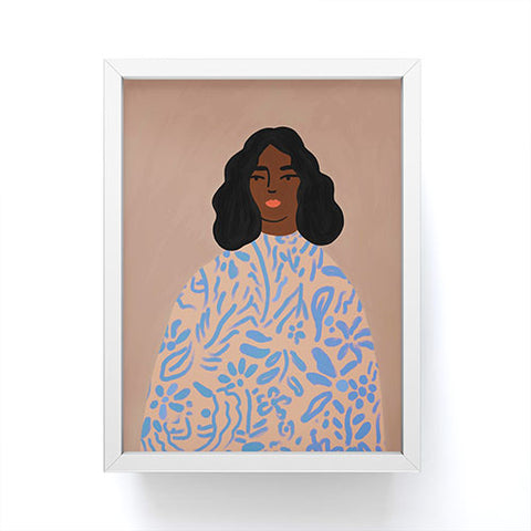 constanzaillustrates The Sweater Framed Mini Art Print