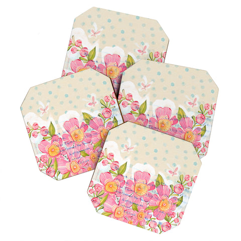 Cori Dantini And Then Spring Sprang Coaster Set
