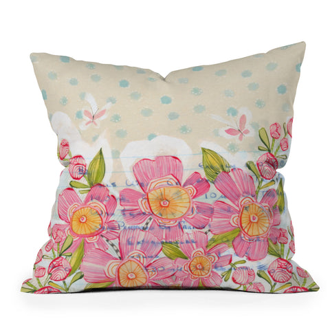 Cori Dantini And Then Spring Sprang Outdoor Throw Pillow