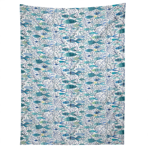 Cori Dantini fishy fish Tapestry