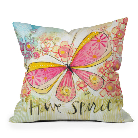 Cori Dantini Have Spirit Outdoor Throw Pillow