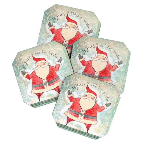 Cori Dantini Joyous Holiday Wishes Coaster Set