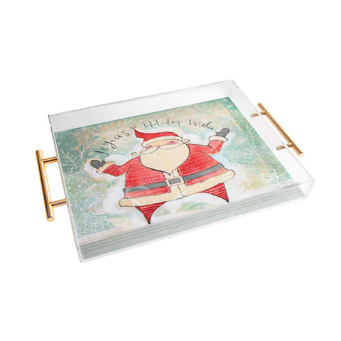 Cori Dantini Joyous Holiday Wishes Acrylic Tray