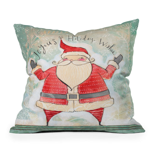 Cori Dantini Joyous Holiday Wishes Outdoor Throw Pillow