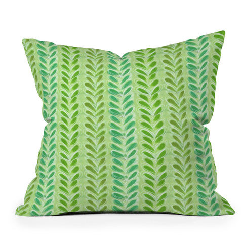Cori Dantini knit one Outdoor Throw Pillow