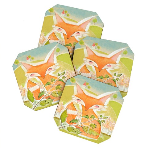 Cori Dantini Little Fox Coaster Set