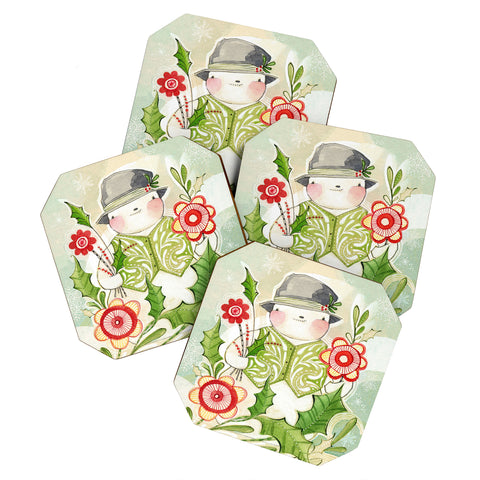 Cori Dantini snowguy Coaster Set