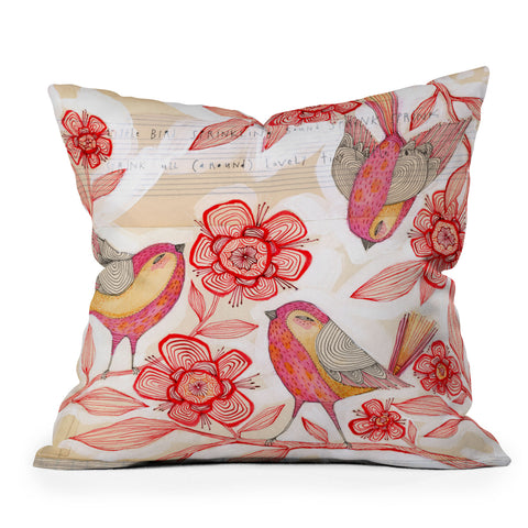 Cori Dantini Sprinkling Sound Outdoor Throw Pillow
