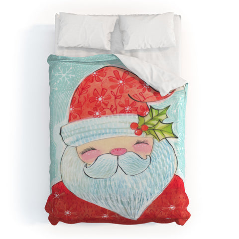 Cori Dantini Sweet Santa Duvet Cover