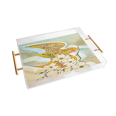 Cori Dantini the goldfinch Acrylic Tray