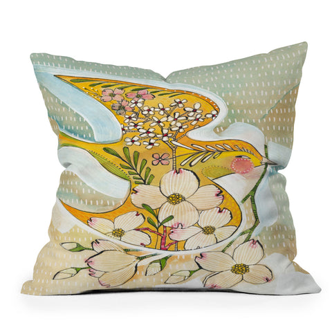 Cori Dantini the goldfinch Outdoor Throw Pillow