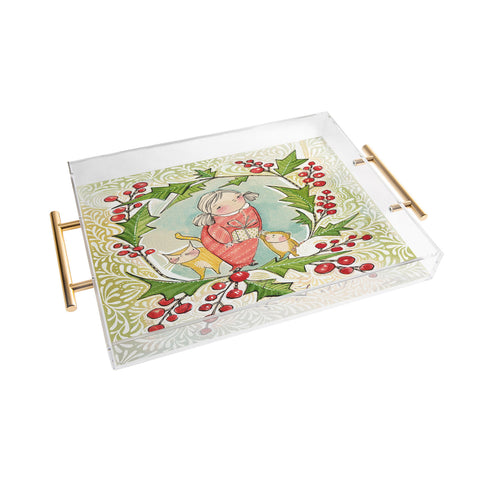Cori Dantini the night before christmas Acrylic Tray