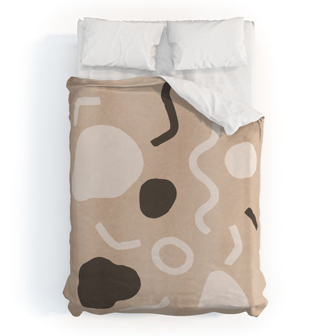 cortneyherron Abstract Confetti Duvet Cover