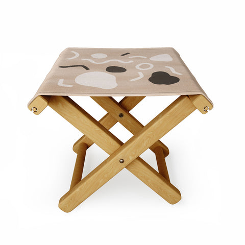 cortneyherron Abstract Confetti Folding Stool