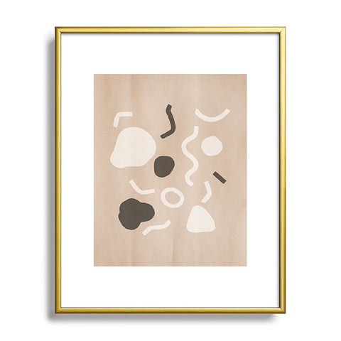 cortneyherron Abstract Confetti Metal Framed Art Print