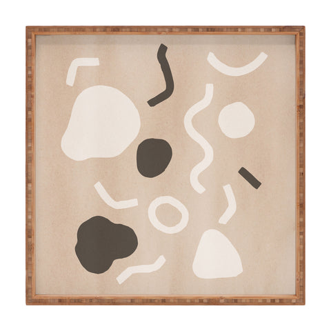 cortneyherron Abstract Confetti Square Tray