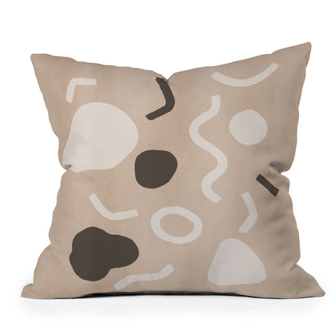 cortneyherron Abstract Confetti Throw Pillow