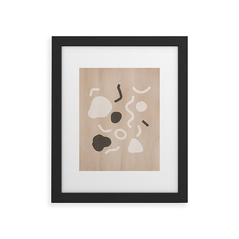 cortneyherron Abstract Confetti Framed Art Print