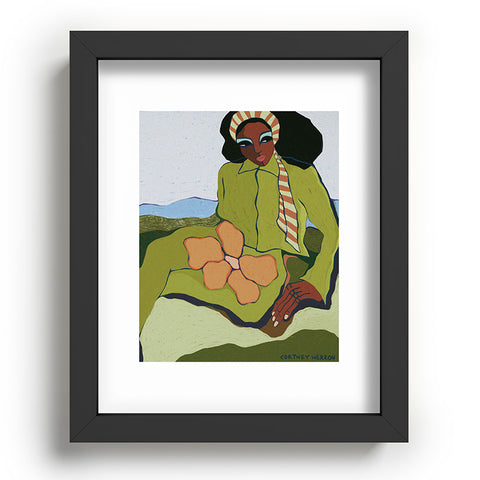 cortneyherron Bloom Green Recessed Framing Rectangle