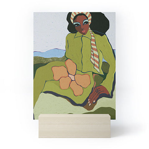 cortneyherron Bloom Green Mini Art Print