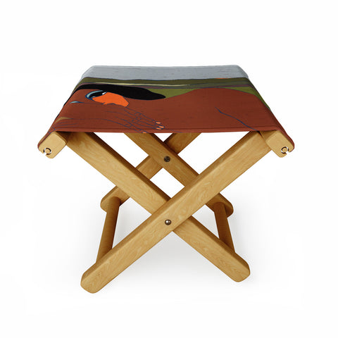 cortneyherron Choosing Rest Folding Stool