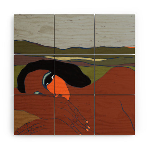 cortneyherron Choosing Rest Wood Wall Mural