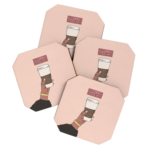 cortneyherron Coffee Time I Coaster Set