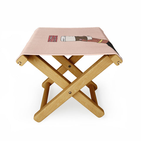 cortneyherron Coffee Time I Folding Stool