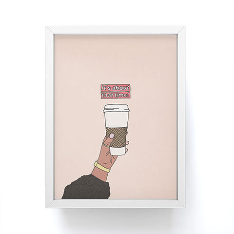 cortneyherron Coffee Time I Framed Mini Art Print
