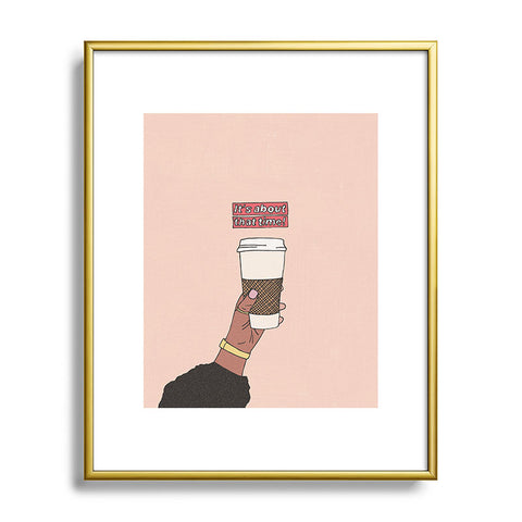 cortneyherron Coffee Time I Metal Framed Art Print