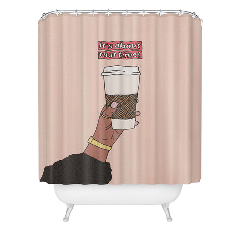 cortneyherron Coffee Time I Shower Curtain