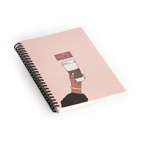 cortneyherron Coffee Time I Spiral Notebook