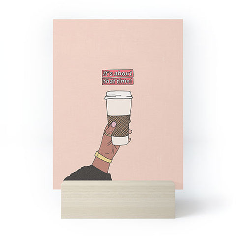 cortneyherron Coffee Time I Mini Art Print