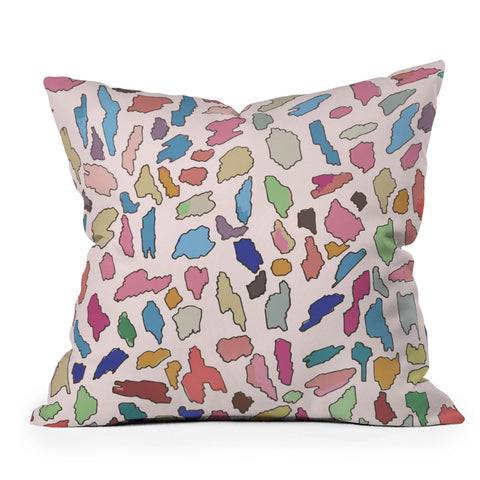 cortneyherron Colorform Outdoor Throw Pillow