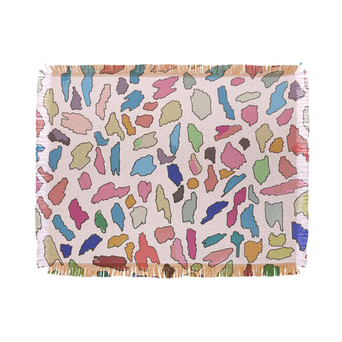 cortneyherron Colorform Throw Blanket