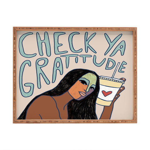 cortneyherron drink your heart out Rectangular Tray