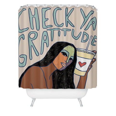 cortneyherron drink your heart out Shower Curtain