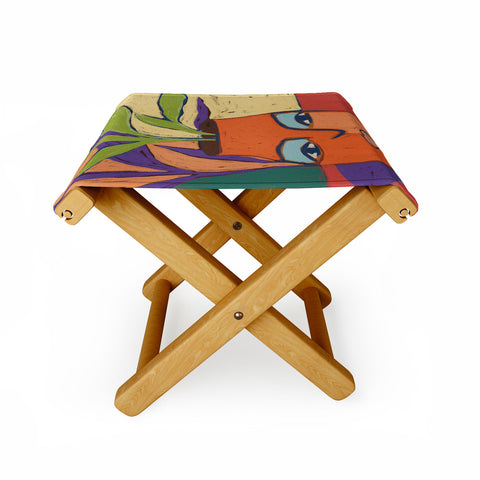 cortneyherron Even More Sunshine Folding Stool