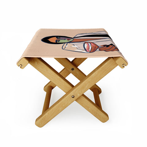 cortneyherron Here Folding Stool